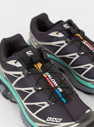 XT- 6 Nine Iron, Quicksilver & Waterfall by Salomon at Couverture and The Garbstore close up 