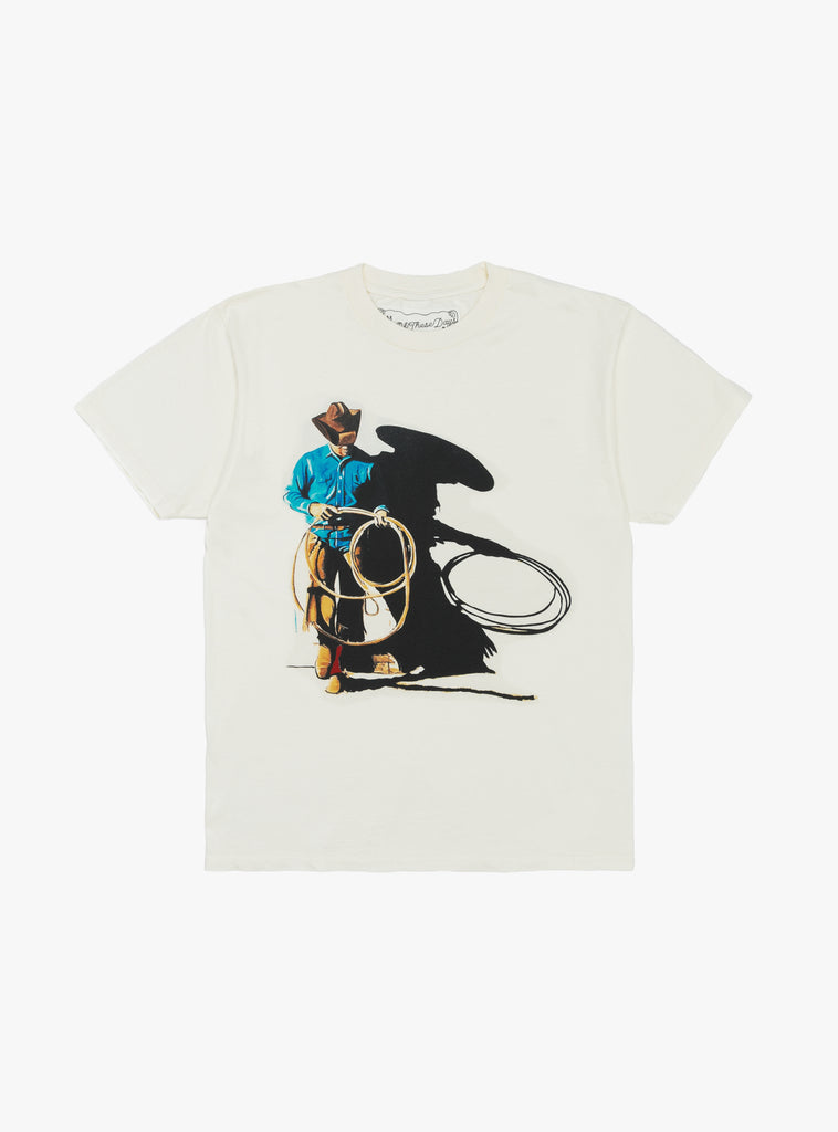 Wanted Short Sleeve T-Shirt Bone by One of These Days at Couverture and The Garbstore