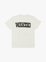 Wanted Short Sleeve T-Shirt Bone by One of These Days at Couverture and The Garbstore rear 