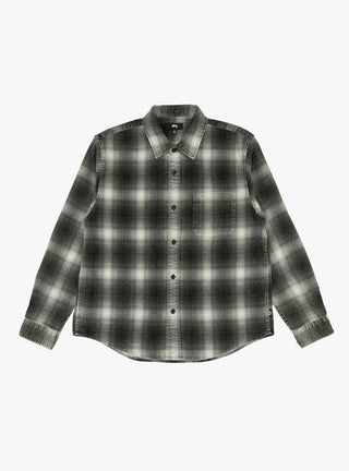 Rocco Plaid Shirt Grey by Stussy at Couverture and The Garbstore