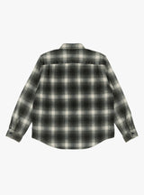 Rocco Plaid Shirt Grey by Stussy at Couverture and The Garbstore rear 