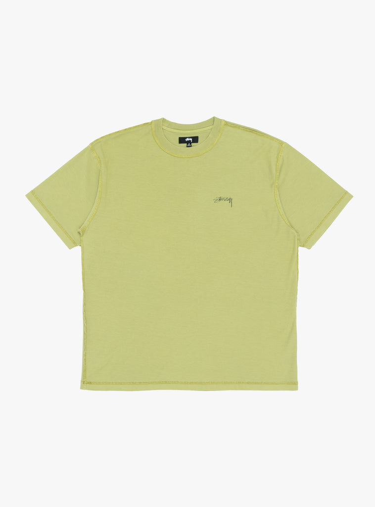 Lazy Short Sleeve T-shirt Moss by Stussy at Couverture and The Garbstore