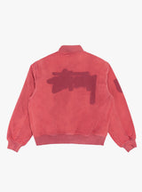 Ghost Logo Canvas Varsity Red by Stussy at Couverture and The Garbstore rear 