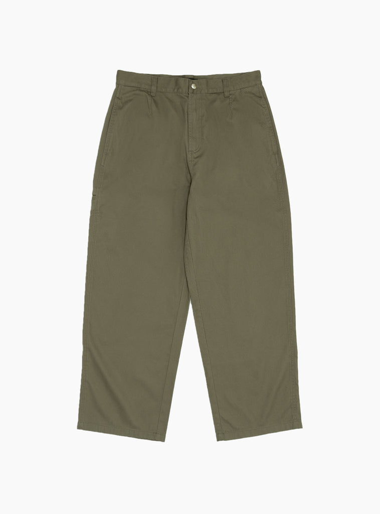 Workgear Trouser Twill Surplus Green by Stussy at Couverture and The Garbstore