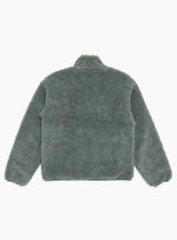 Sherpa Reversible Jacket Bluestone by Stussy at Couverture and The Garbstore rear 