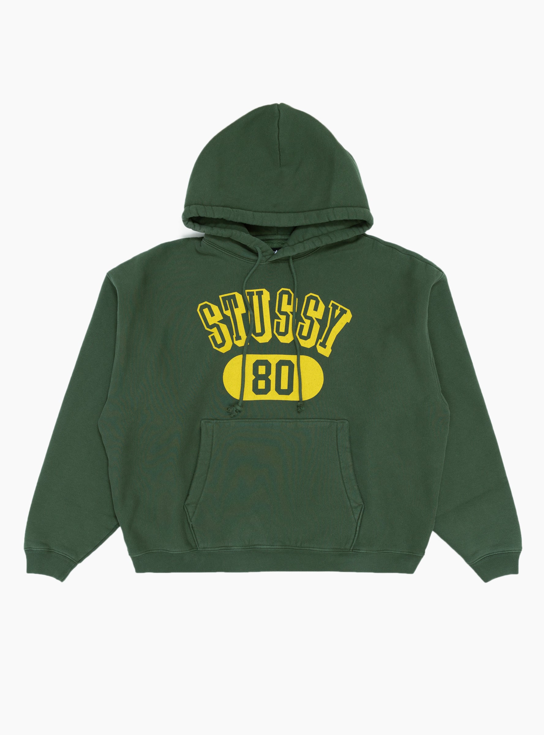 Stussy 80 Relaxed Hoodie Pine by Stussy Couverture The Garbstore