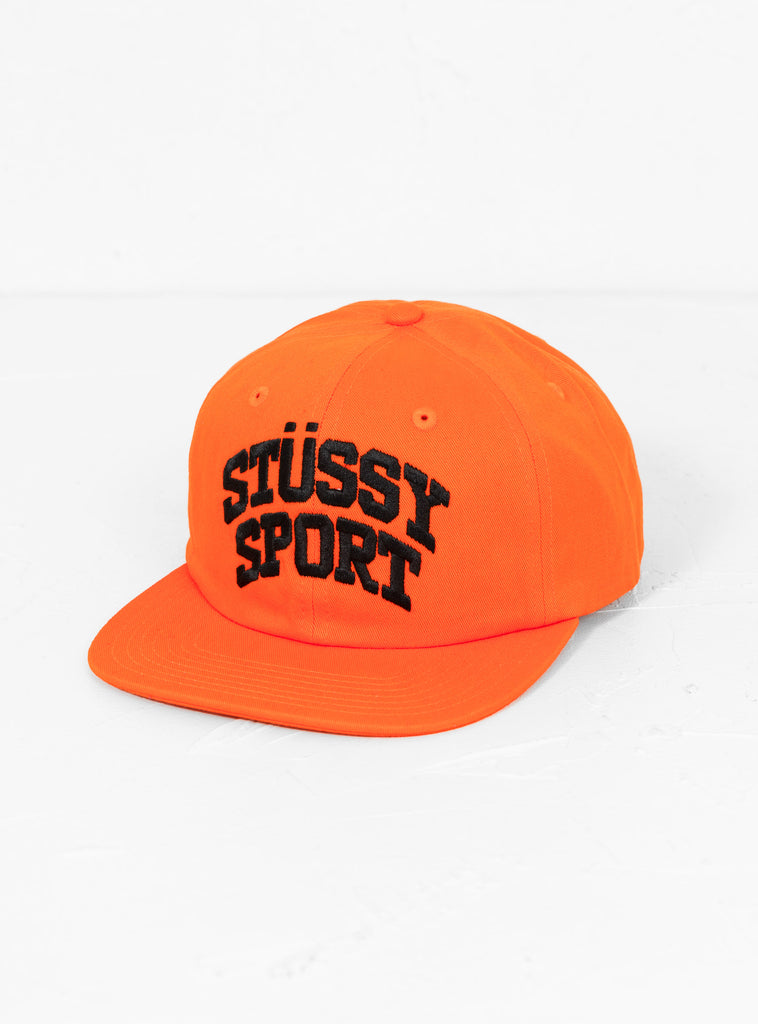 MD Stussy Sport Cap Orange by Stussy at Couverture and The Garbstore 