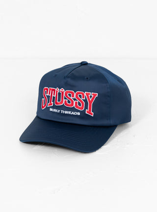 MD Burly Threads Cap Navy by Stussy at Couverture and The Garbstore