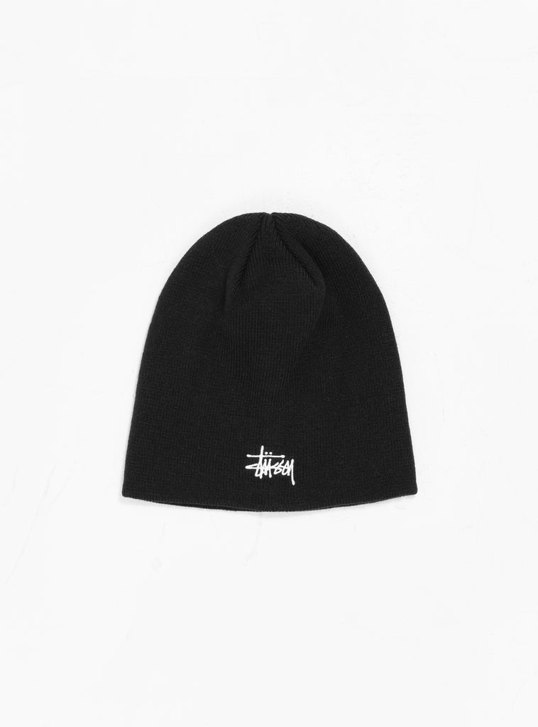 Basic Skullcap Beanie Black by Stussy at Couverture and The Garbstore