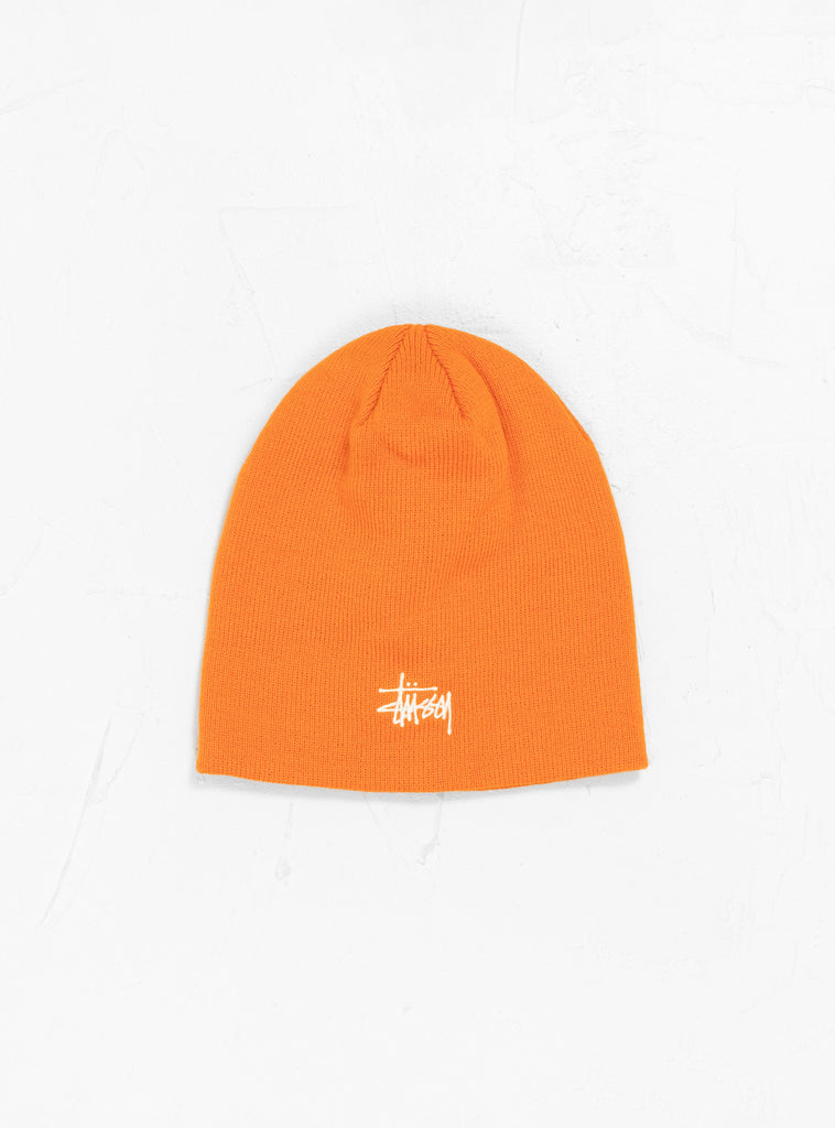 Basic Skullcap Beanie Apricot by Stussy at Couverture and The Garbstore