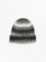 Cuff Basic Striped Beanie Black by Stussy at Couverture and The Garbstore rear