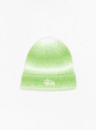 Cuff Basic Striped Beanie Lime by Stussy at Couverture and The Garbstore