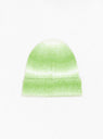 Cuff Basic Striped Beanie Lime by Stussy at Couverture and The Garbstore rear 