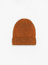 Cuff Beanie Reflective Orange by Stussy at Couverture and The Garbstore rear 