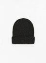 Cuff Beanie Reflective Black by Stussy at Couverture and The Garbstore rear 