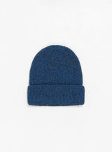 Cuff Beanie Reflective Royal by Stussy at Couverture and The Garbstore rear 