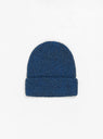 Cuff Beanie Reflective Royal by Stussy at Couverture and The Garbstore rear 