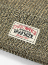 Cuff Beanie Reflective Khaki by Stussy at Couverture and The Garbstore label 