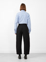 Bari Crop Trouser Black by Apiece Apart at Couverture and The Garbstore rear shot 