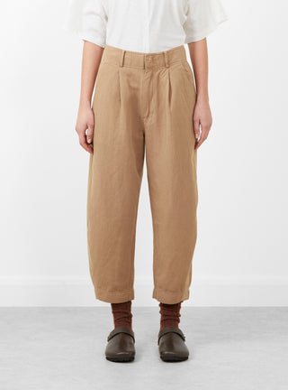 Petite Bari Crop Trouser Deep Khaki by Apiece Apart at Couverture and The Garbstore