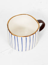 Anafi Mug Blue by POMAX at Couverture and The Garbstore from the top 