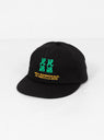 Kanji Cap Black by Brother Brother at Couverture and The Garbstore