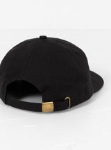 Kanji Cap Black by Brother Brother at Couverture and The Garbstore rear 