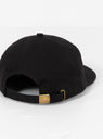 Kanji Cap Black by Brother Brother at Couverture and The Garbstore rear 