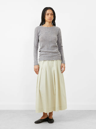 Barba Knit Jumper Grey by Gudrun & Gudrun at Couverture & The Garbstore Front View