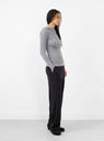 Brim Knit Hoodie Grey by Gudrun & Gudrun at Couverture & The Garbstore 
Side View