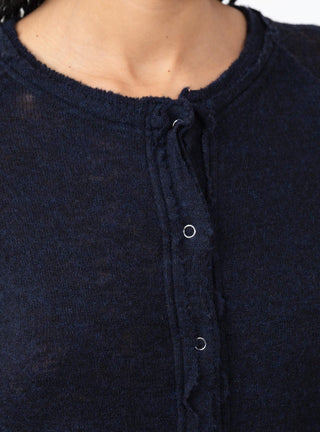 Beinta Knit Cardigan Dark Blue by Gudrun & Gudrun at Couverture & The Garbstore Detail View