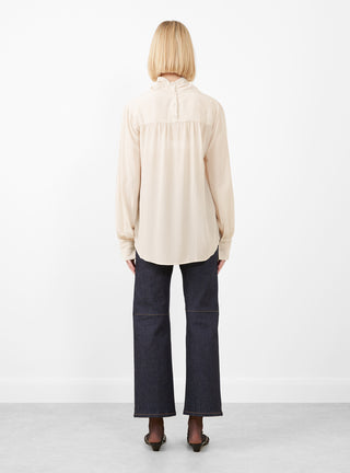 Casben Top Ivory by Rachel Comey at Couverture and The Garbstore rear 