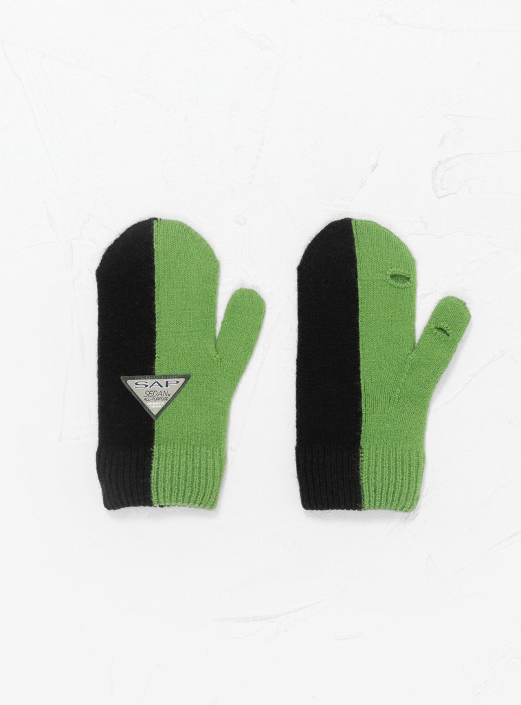 Two Tone Mittens Avocado by Sedan All Purpose at Couverture and The Garbstore