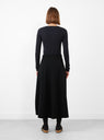 No.388 Ease Skirt Raven by Extreme Cashmere at Couverture and The Garbstore rear shot 