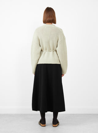 No.384 Ginza Cardigan Dessert by Extreme Cashmere at Couverture and The Garbstore rear shot 