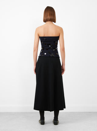 No.8 Belt Sequin Top Navy Sequin by Extreme Cashmere at Couverture and The Garbstore rear shot 