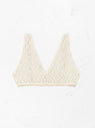 Crescent Bra Undyed by Baserange at Couverture and The Garbstore rear