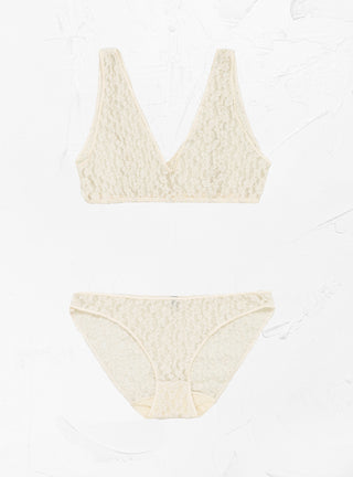 Crescent Bra Undyed by Baserange at Couverture and The Garbstore set 