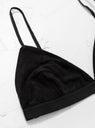 Mississippi Bra Black by Baserange at Couverture and The Garbstore close up 