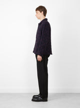 Labour Chore Wool Blend Jacket Multi by YMC at Couverture and The Garbstore side profile