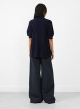 Kaluh Jumper Navy by Christian Wijnants at Couverture & The Garbstore Back View