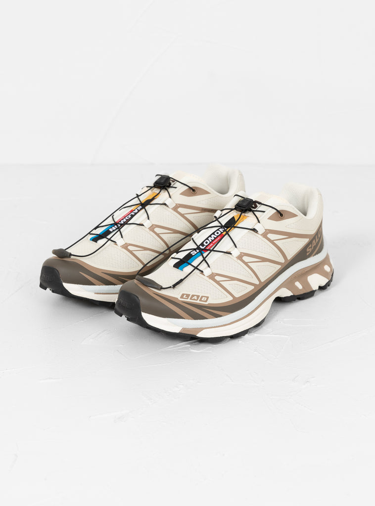 XT- 6 Almond Milk, Portabella & Ice Flow by Salomon at Couverture and The Garbstore pair 