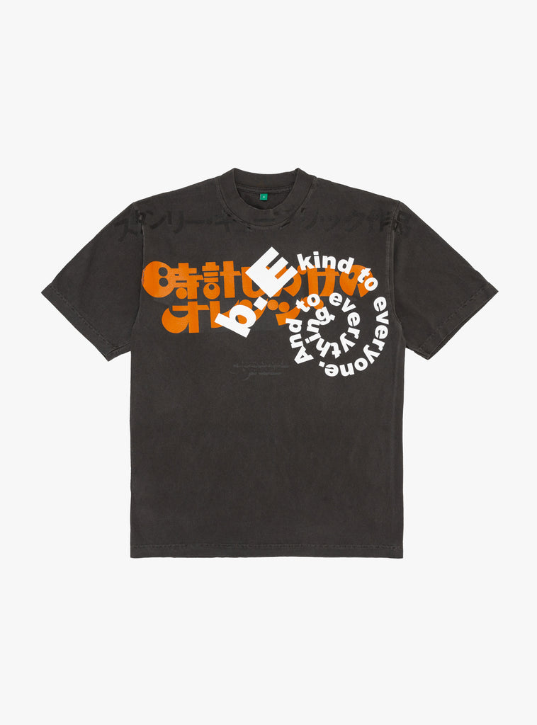 Orange T-shirt Vintage Black by b.Eautiful at Couverture and The Garbstore