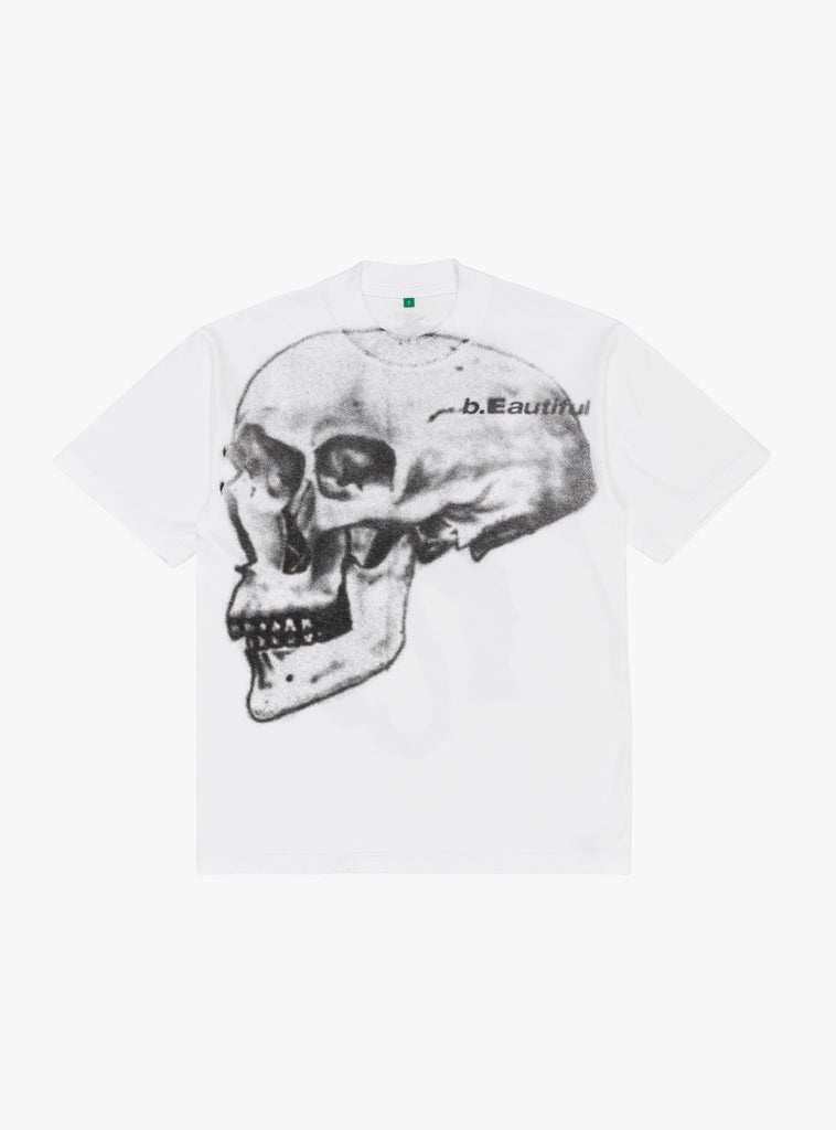 x Shiga Skull T-Shirt White by b.Eeautiful at Couverture and The Garbstore 