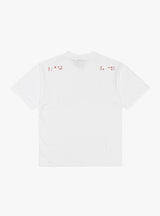 x Yumin Ha Habado T-Shirt White by B.eautiful at Couverture and The Garbstore rear 