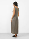 Balloon Slip Dress Concrete by Lauren Manoogian at Couverture & The Garbstore Back View