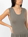 Balloon Slip Dress Concrete by Lauren Manoogian at Couverture & The Garbstore Detail View