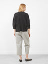 Mid-Poet Mockneck Sweater, Charcoal by 7115 at Couverture & The Garbstore
Back View 