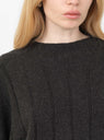 Mid-Poet Mockneck Sweater, Charcoal by 7115 at Couverture & The Garbstore
Close-up