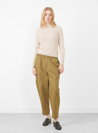 Elastic Latern Trousers, Faded Caramel by 7115 at Couverture & The Garbstore 
Front View